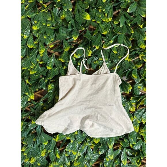 American Eagle Beige Corset Tank Top Size Medium - Picture 4 of 5